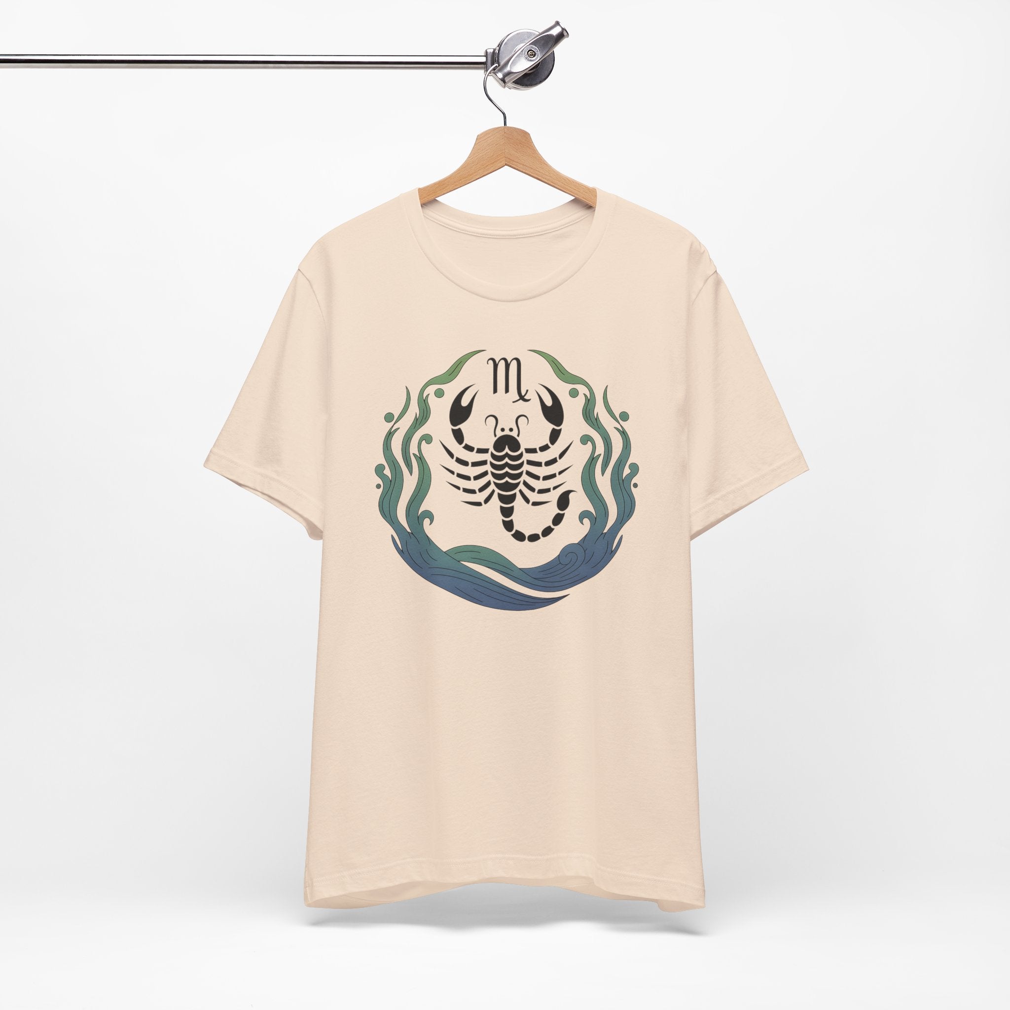 Astrology Zodiac Scorpio Unisex Flower T-Shirt