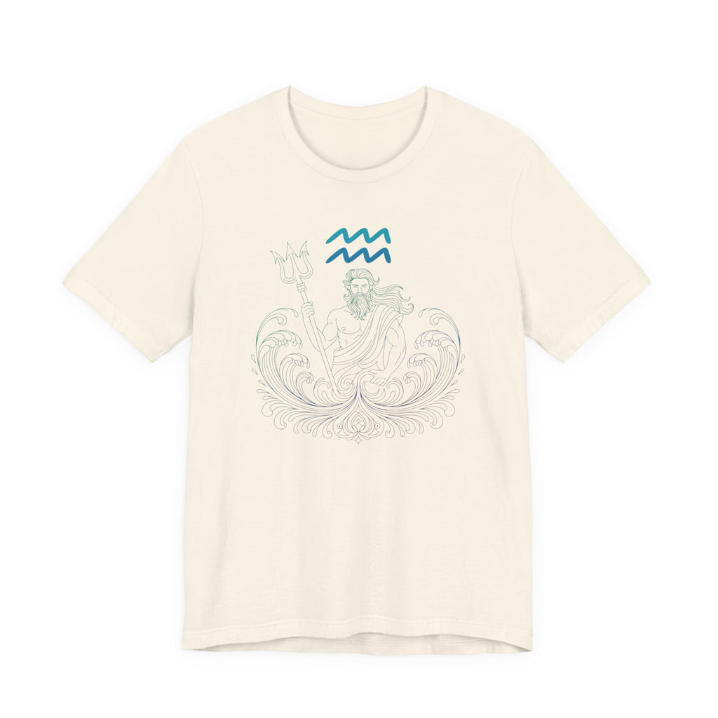 Astrology Zodiac Aquarius Poseidon Unisex T-Shirt