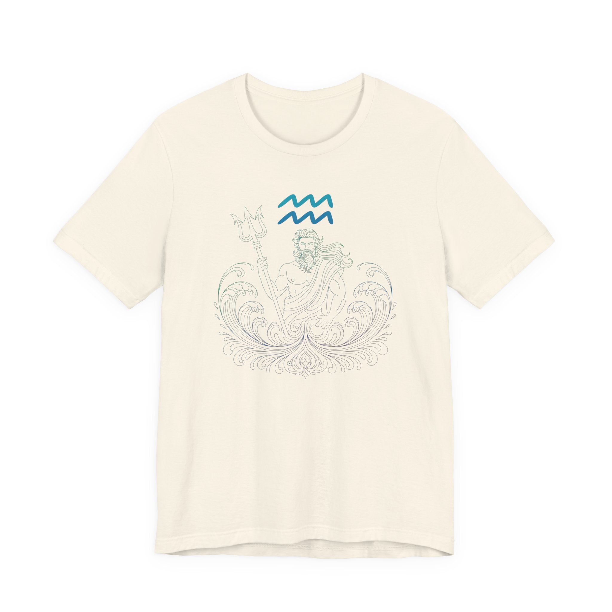 Astrology Zodiac Aquarius Poseidon Unisex T-Shirt