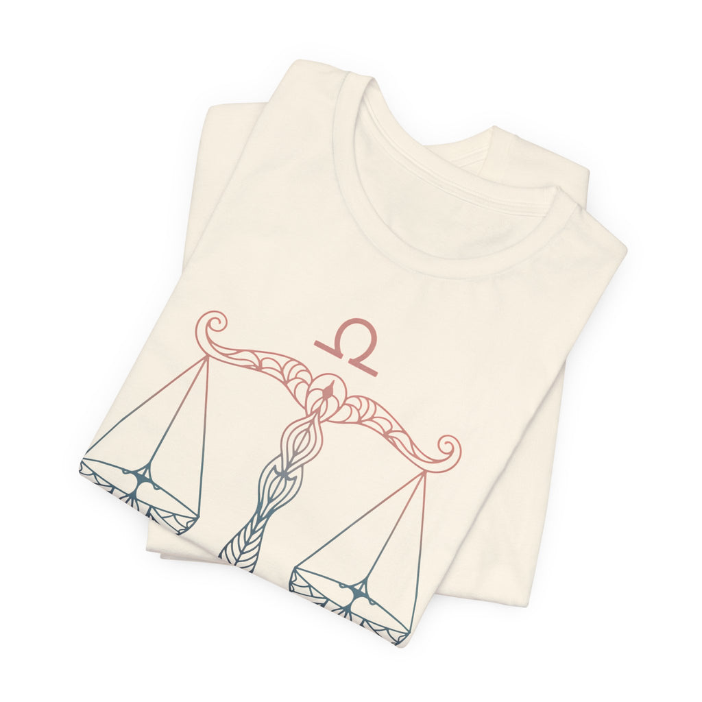 Astrology Zodiac Libra Balance Mandala Unisex T-Shirt
