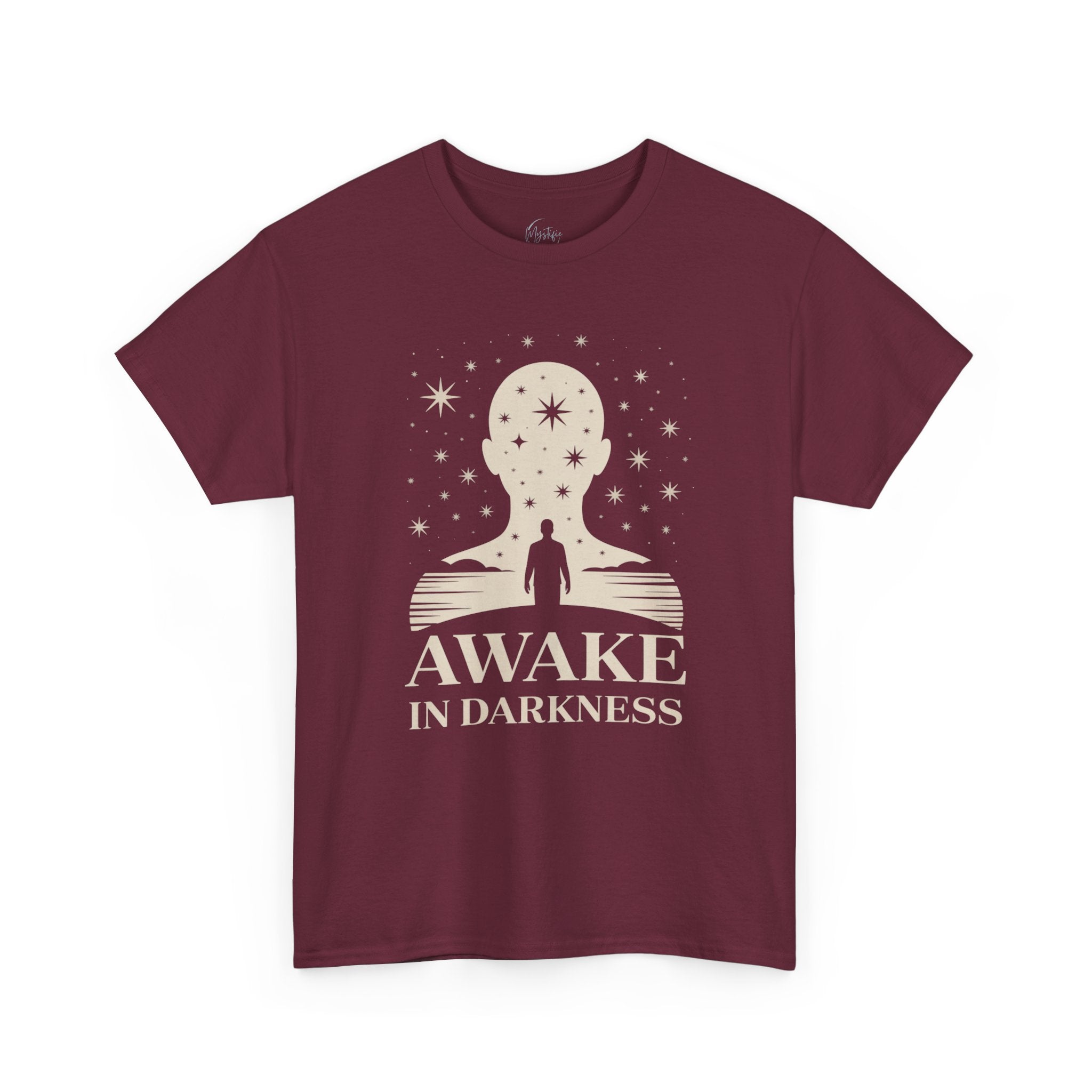 Awake In Darkness Unisex Cotton T-Shirt