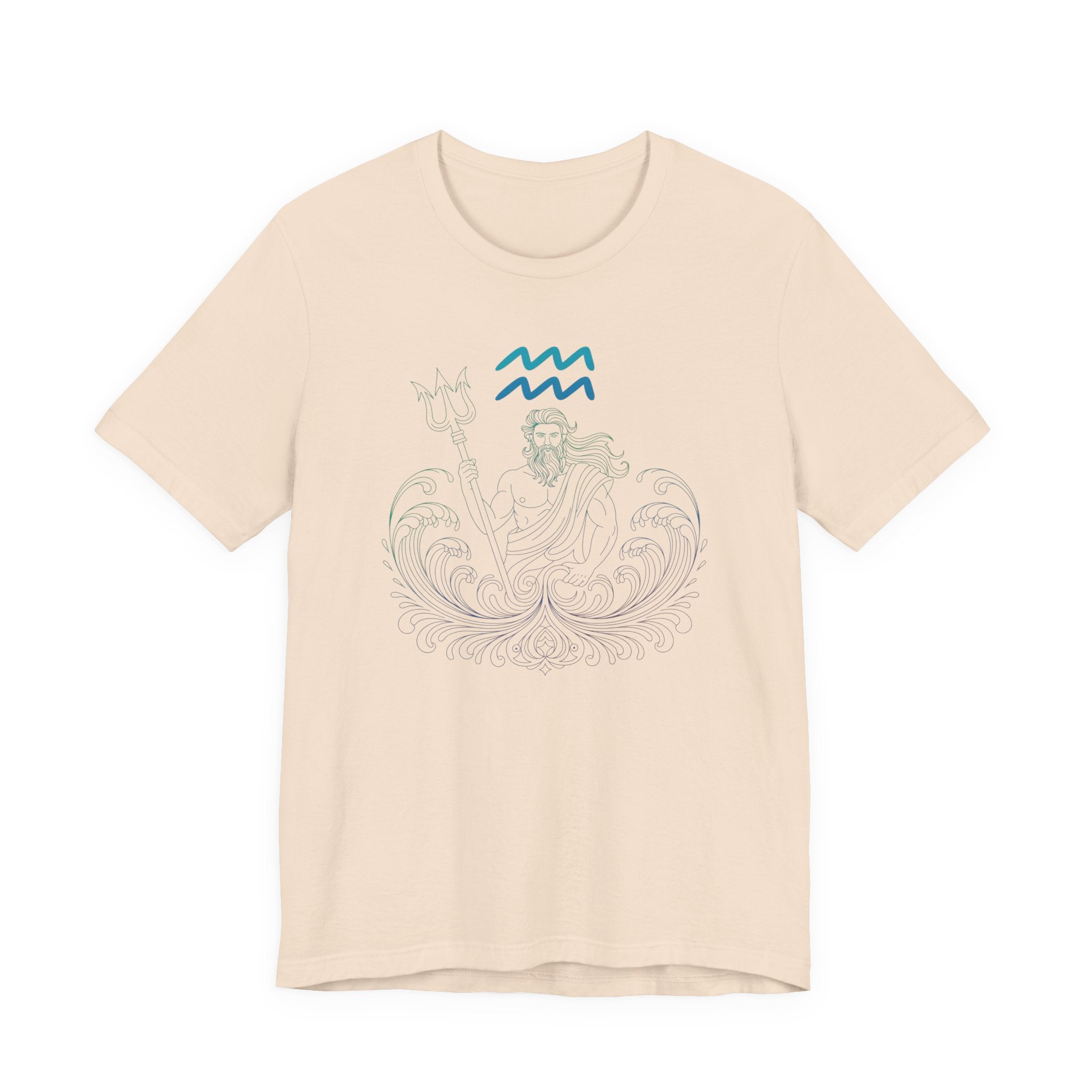 Astrology Zodiac Aquarius Poseidon Unisex T-Shirt