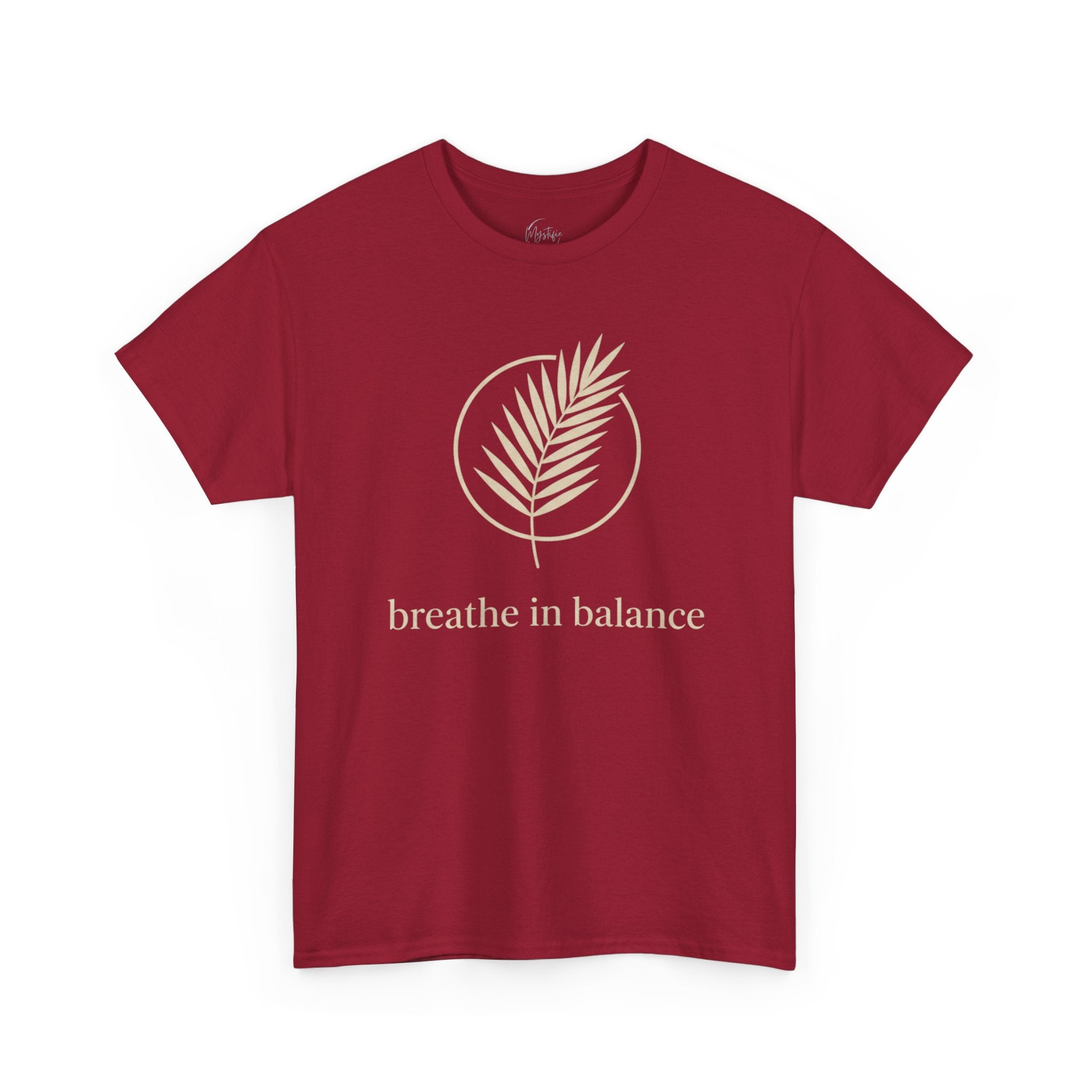Breathe In Balance Unisex Cotton T-Shirt
