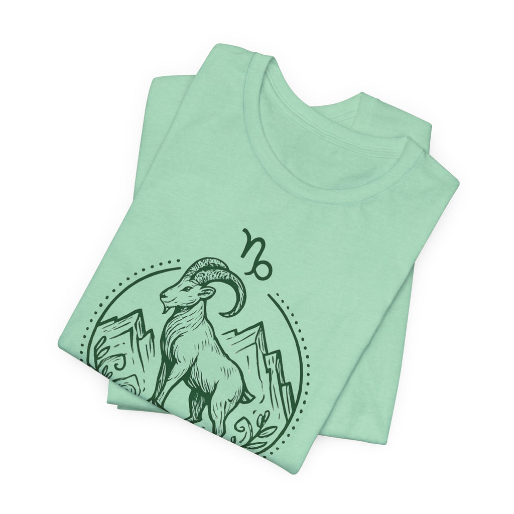 Astrology Zodiac Capricorn Mountains Spiritual Unisex T-Shirt