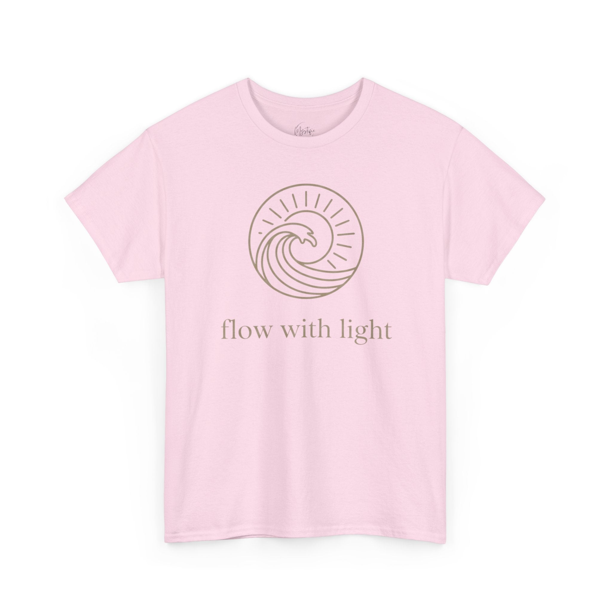 Flow With Light Unisex Cotton T-Shirt
