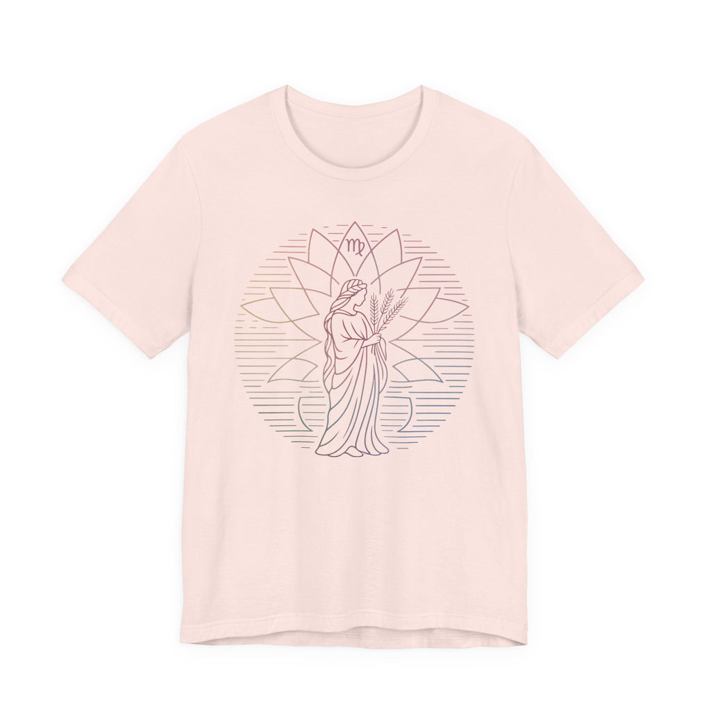 Astrology Zodiac Virgo Unisex Mandala  T-Shirt
