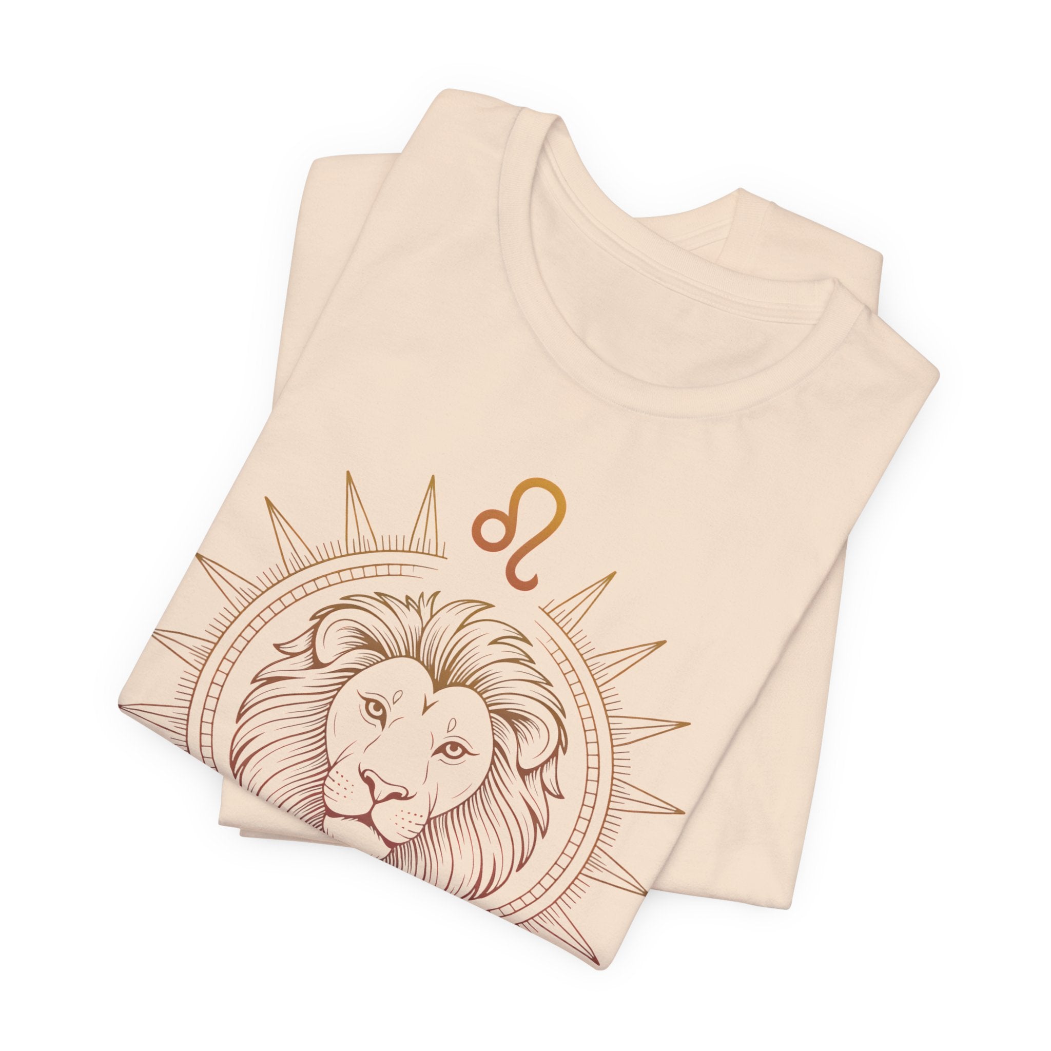 Astrology Zodiac Leo Lion King Unisex Mandala  T-Shirt