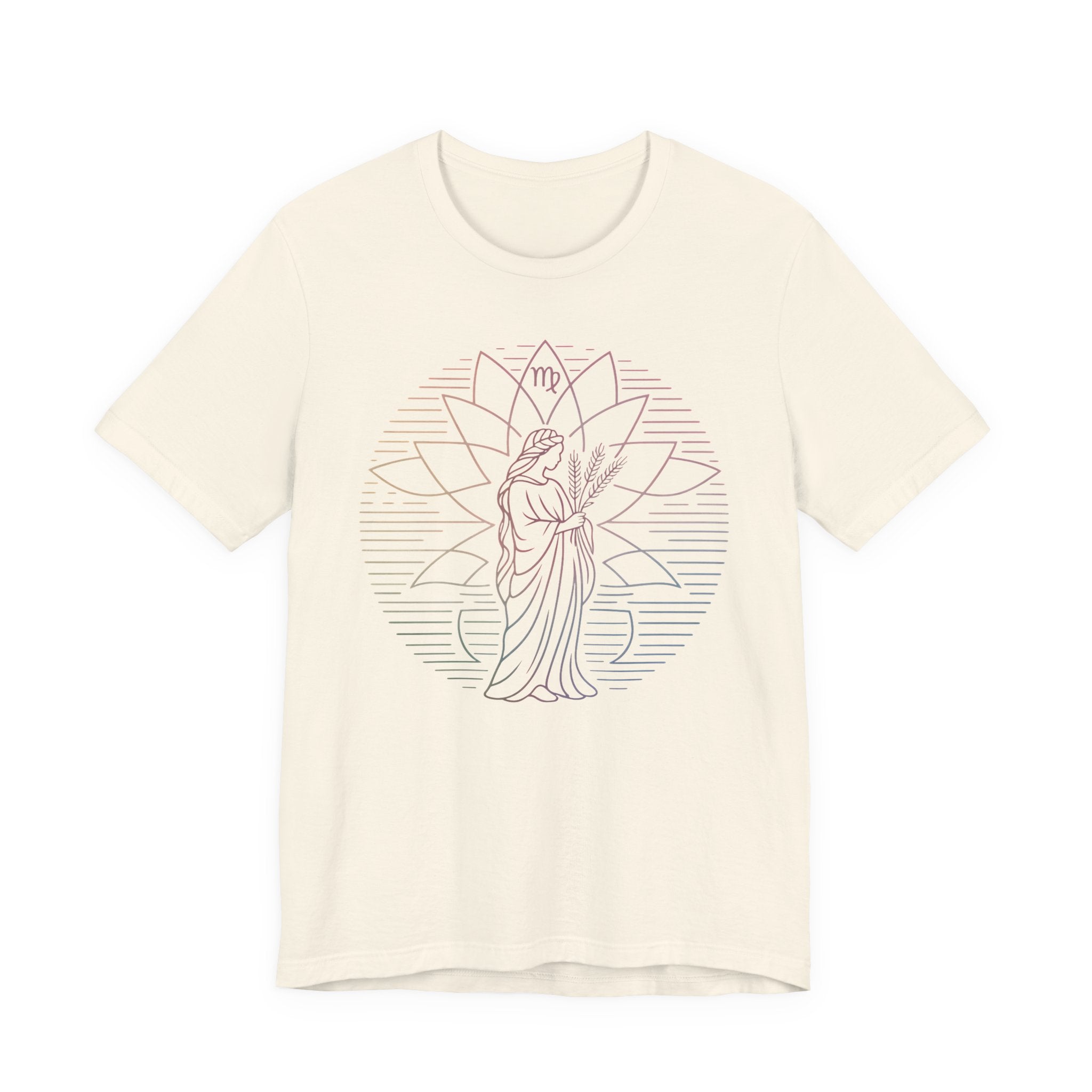 Astrology Zodiac Virgo Unisex Mandala  T-Shirt