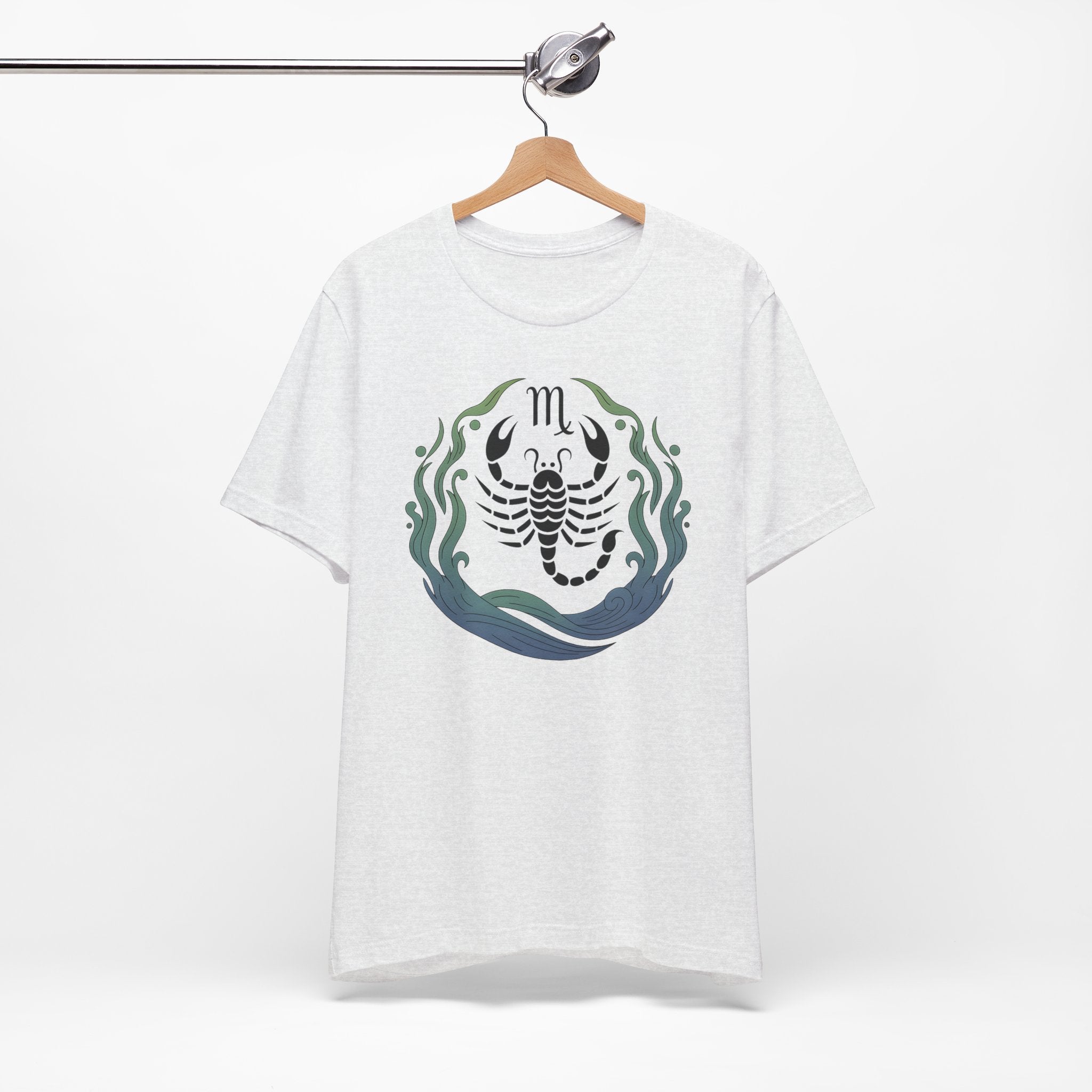 Astrology Zodiac Scorpio Unisex Flower T-Shirt