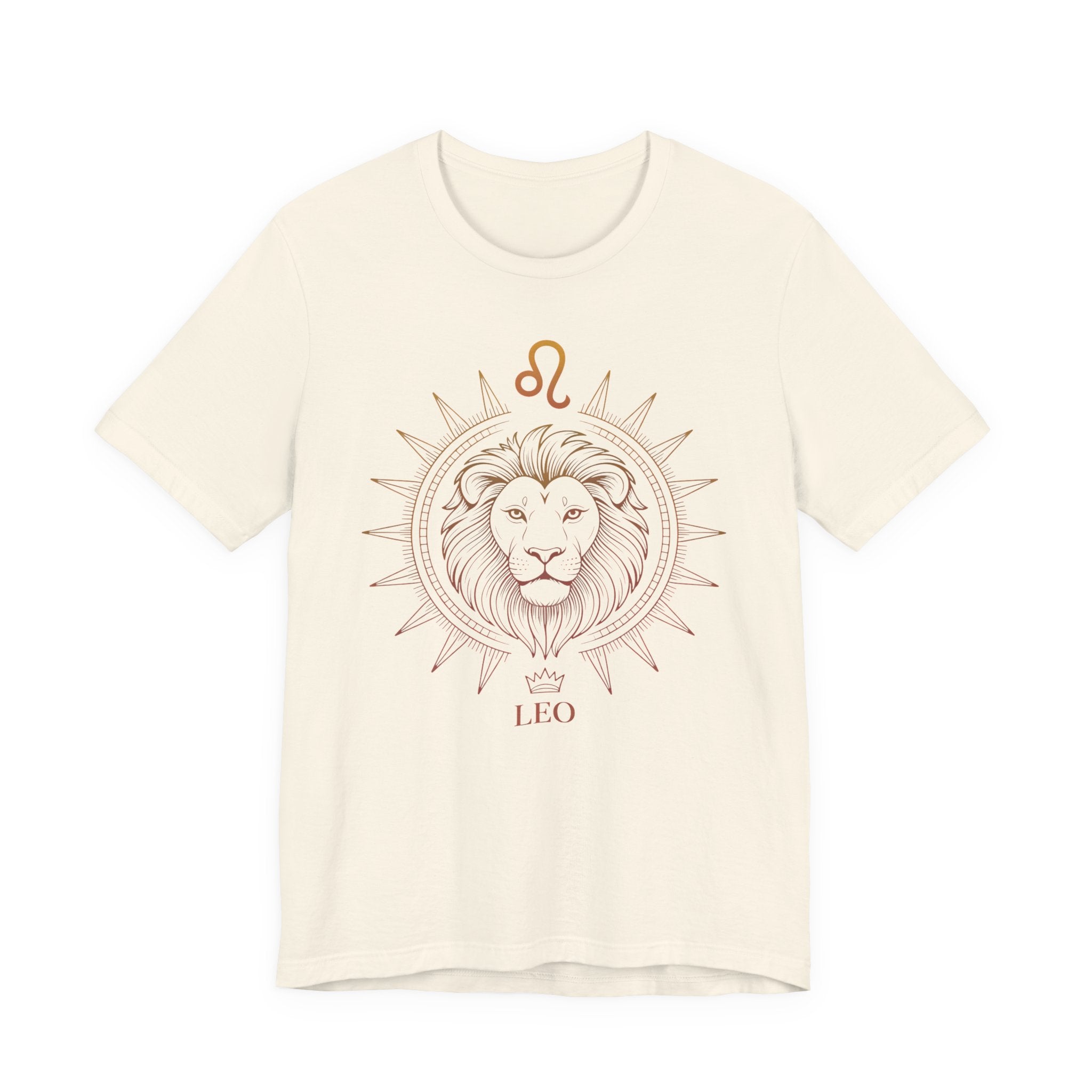 Astrology Zodiac Leo Lion King Unisex Mandala  T-Shirt