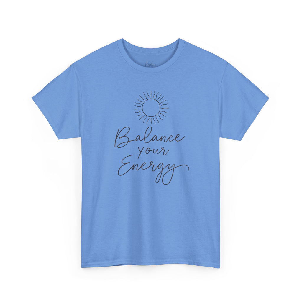 Balance Your Energy Unisex Cotton T-Shirt