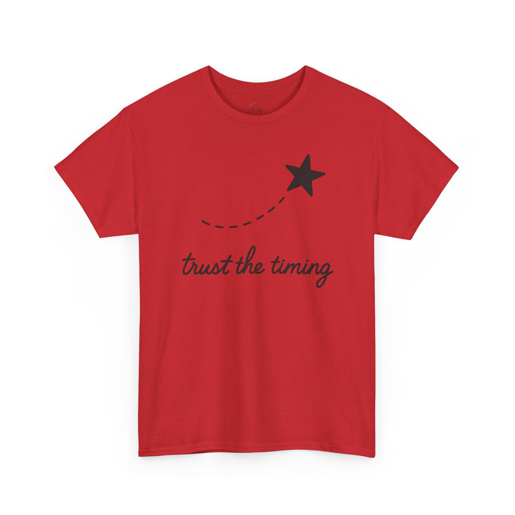 Trust The Timing Unisex Cotton T-Shirt
