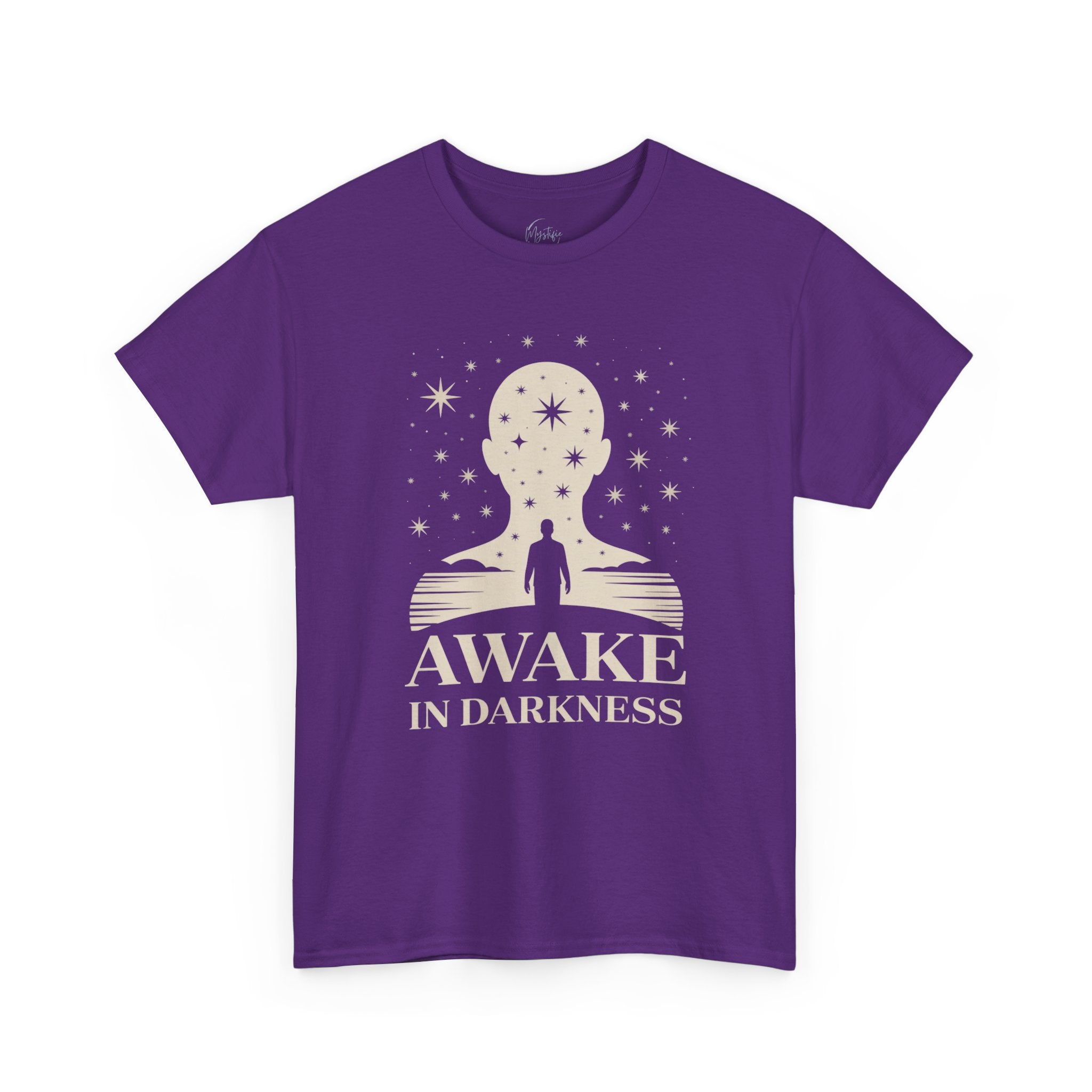 Awake In Darkness Unisex Cotton T-Shirt