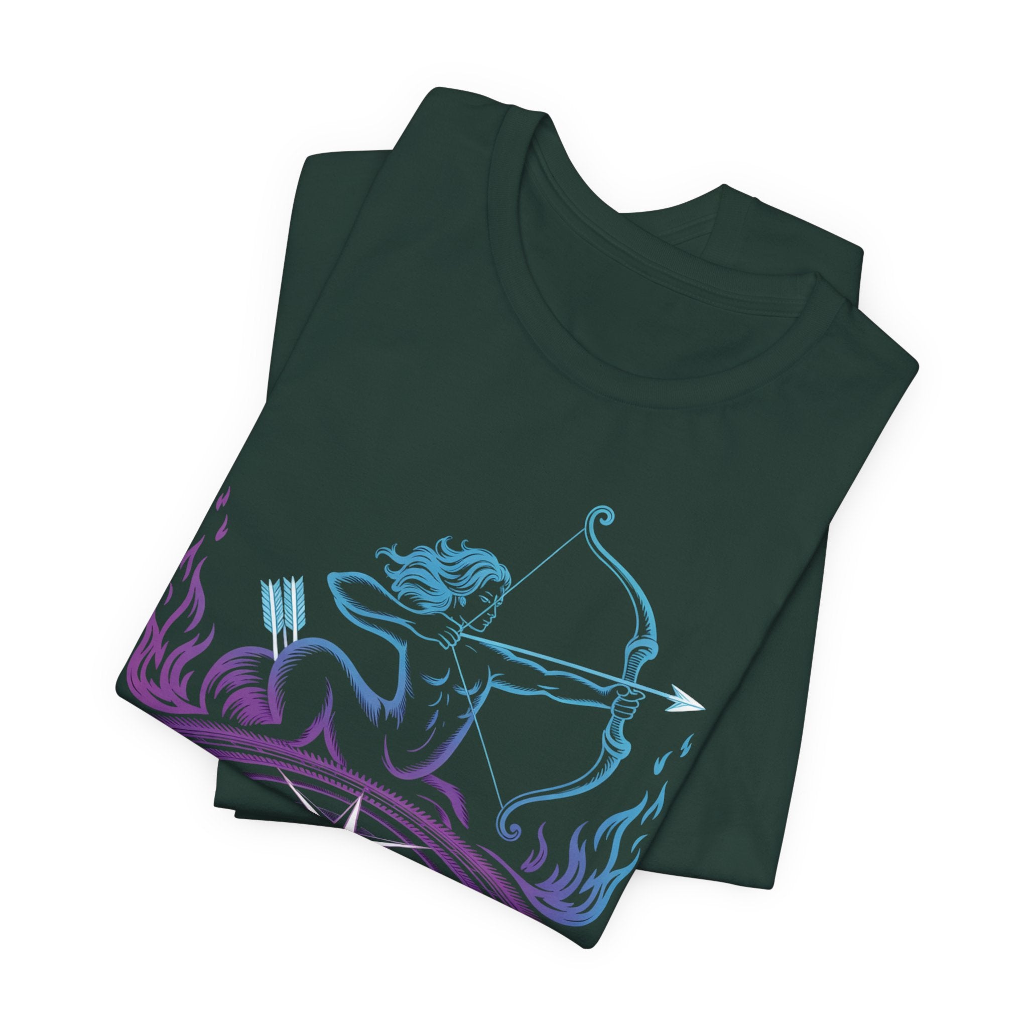 Astrology Zodiac Sagittarius Centaur Archer Holographic Unisex T-Shirt