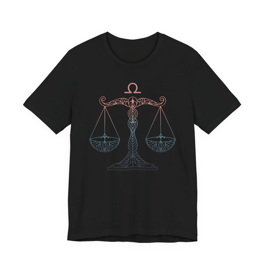 Astrology Zodiac Libra Balance Mandala Unisex T-Shirt