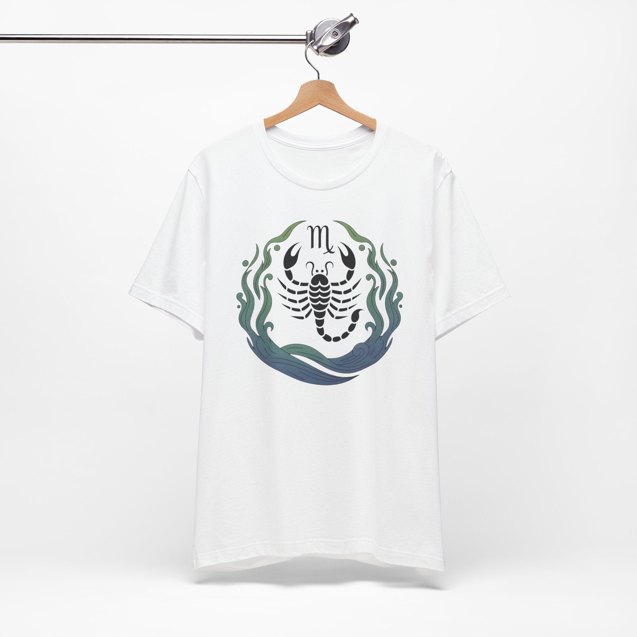 Astrology Zodiac Scorpio Unisex Flower T-Shirt