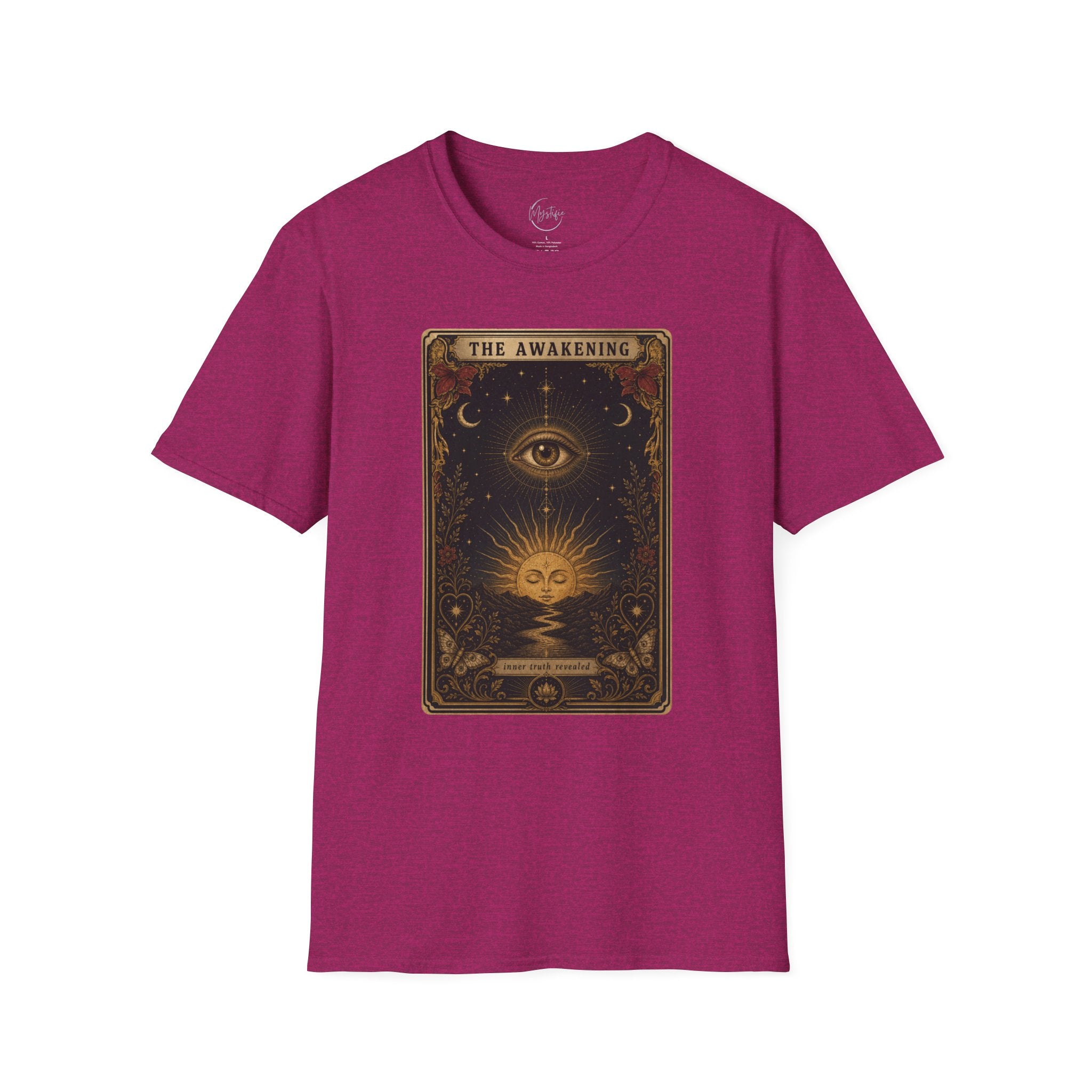 The Awakening Graphic Unisex T-Shirt — Mystic Eye Tarot Vintage Style