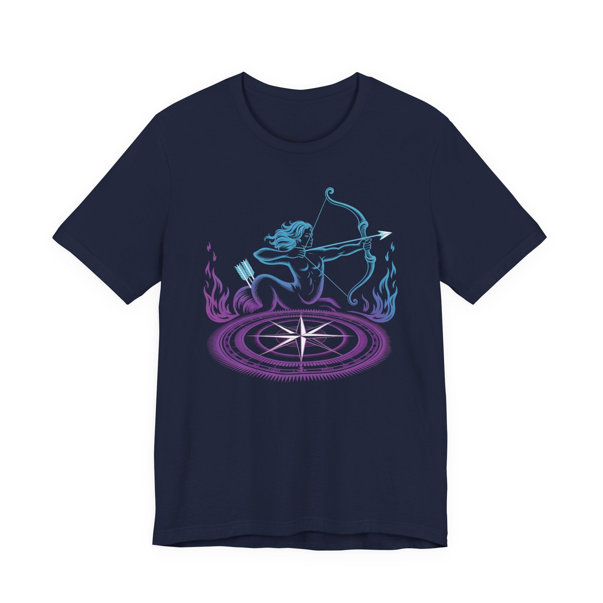 Astrology Zodiac Sagittarius Centaur Archer Holographic Unisex T-Shirt