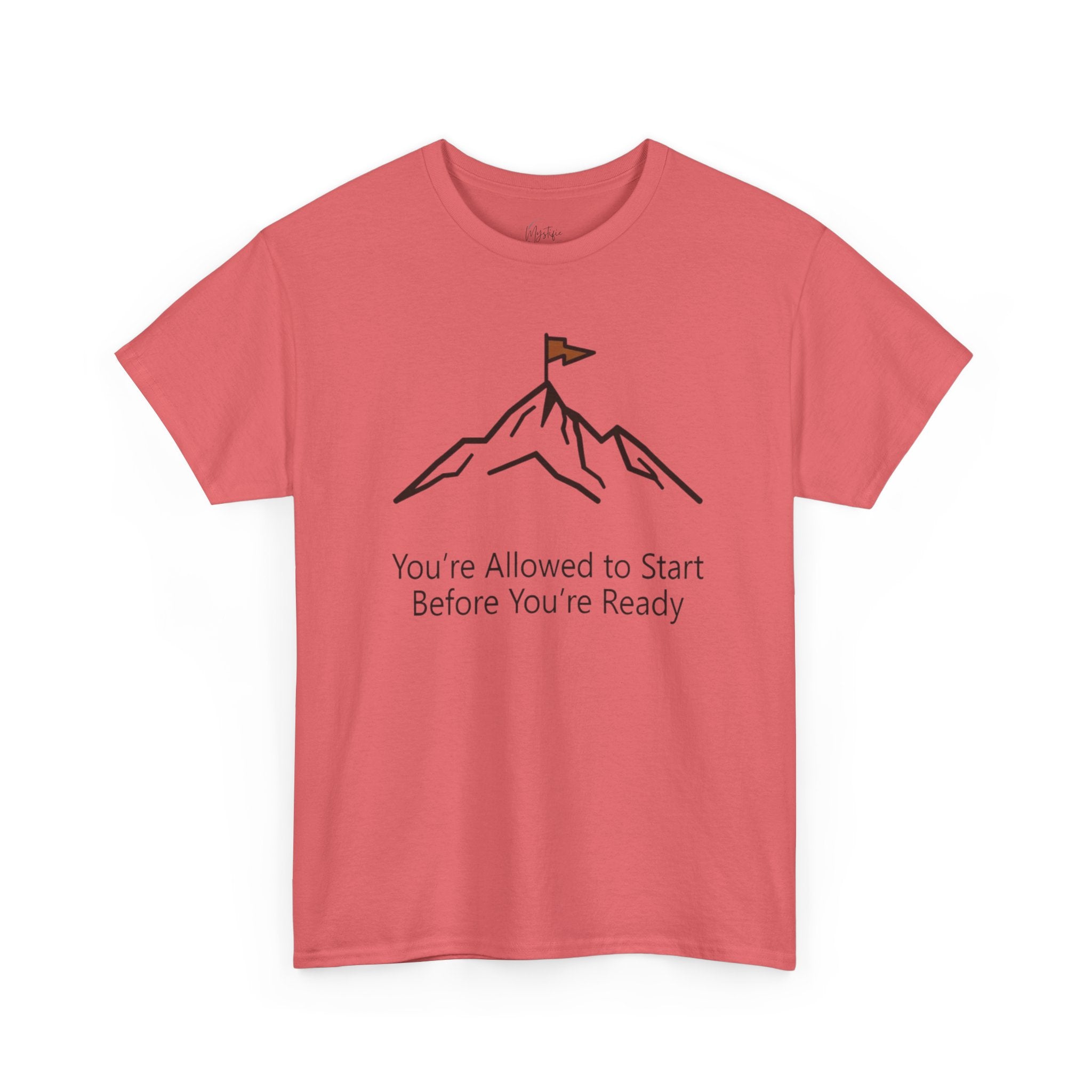 You're Allowed to Start Before You're Ready Unisex Cotton T-Shirt