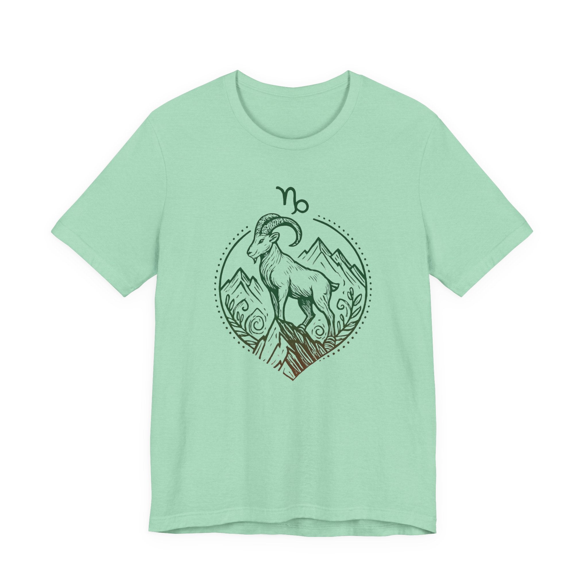 Astrology Zodiac Capricorn Mountains Spiritual Unisex T-Shirt