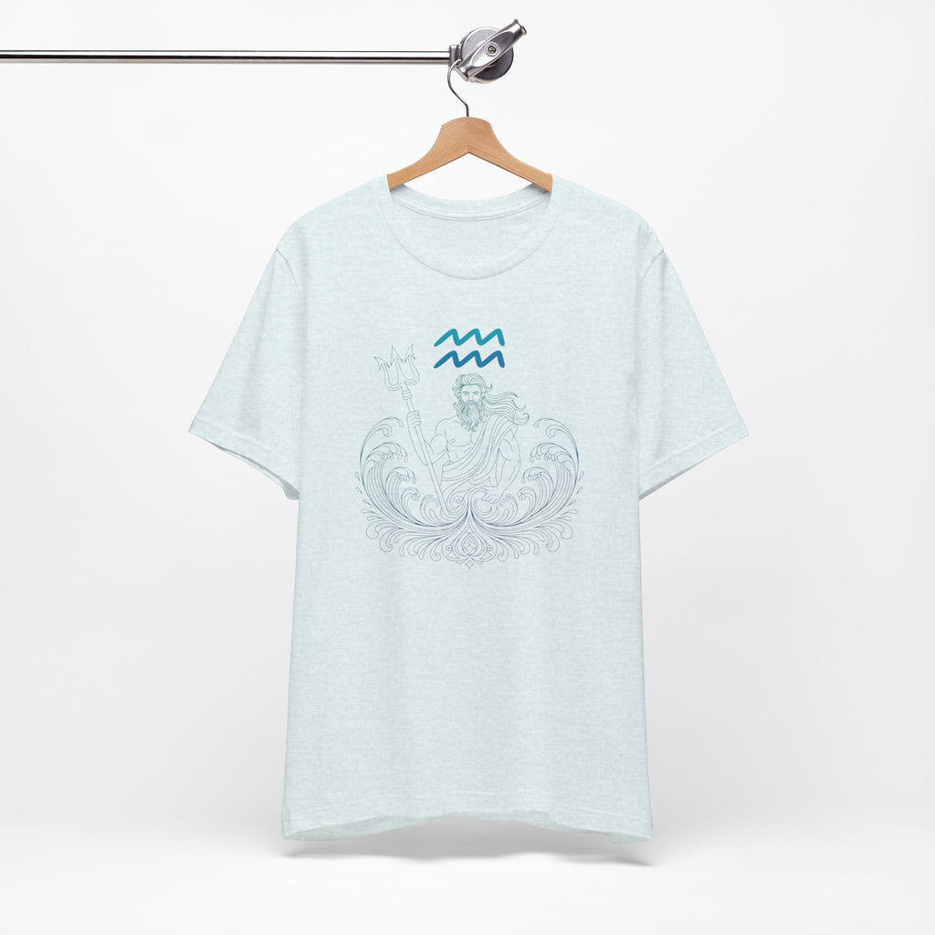 Astrology Zodiac Aquarius Poseidon Unisex T-Shirt