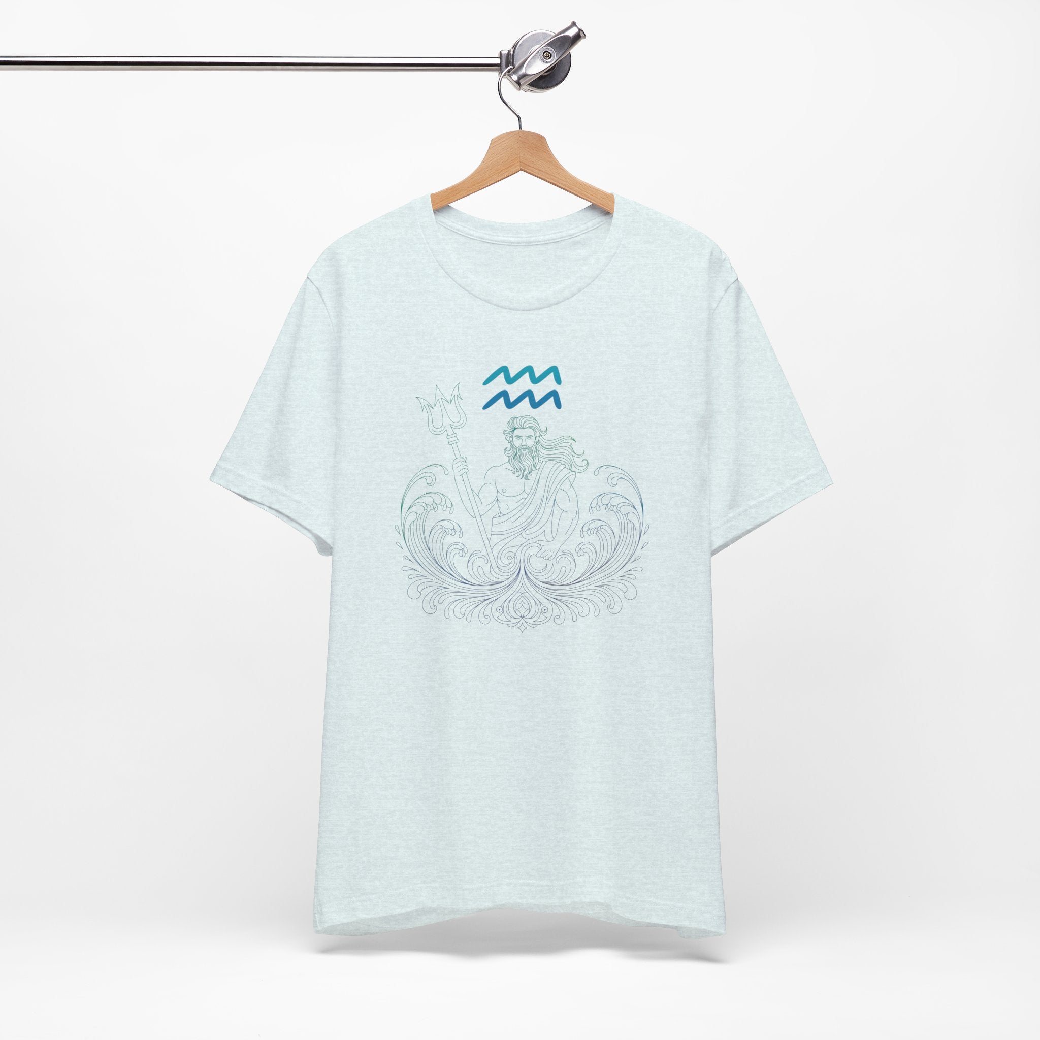 Astrology Zodiac Aquarius Poseidon Unisex T-Shirt