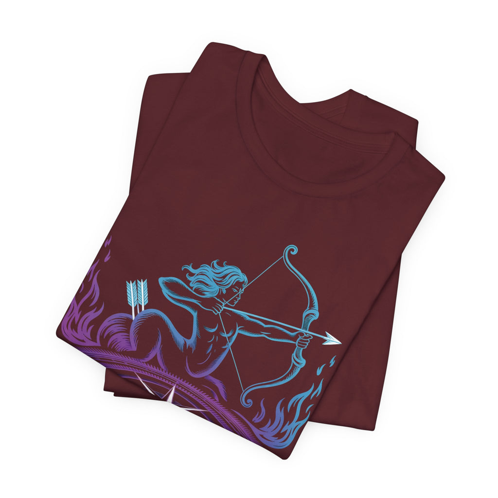 Astrology Zodiac Sagittarius Centaur Archer Holographic Unisex T-Shirt