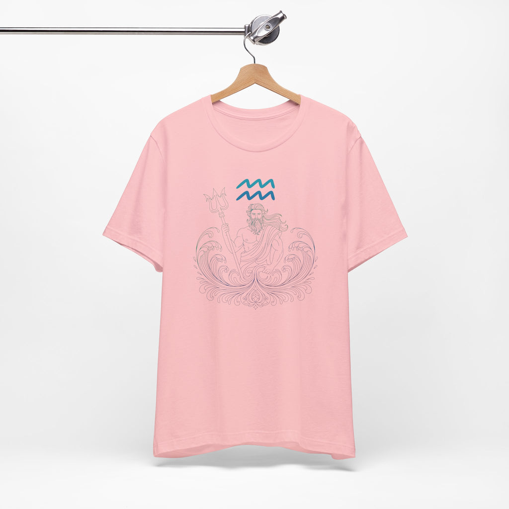 Astrology Zodiac Aquarius Poseidon Unisex T-Shirt
