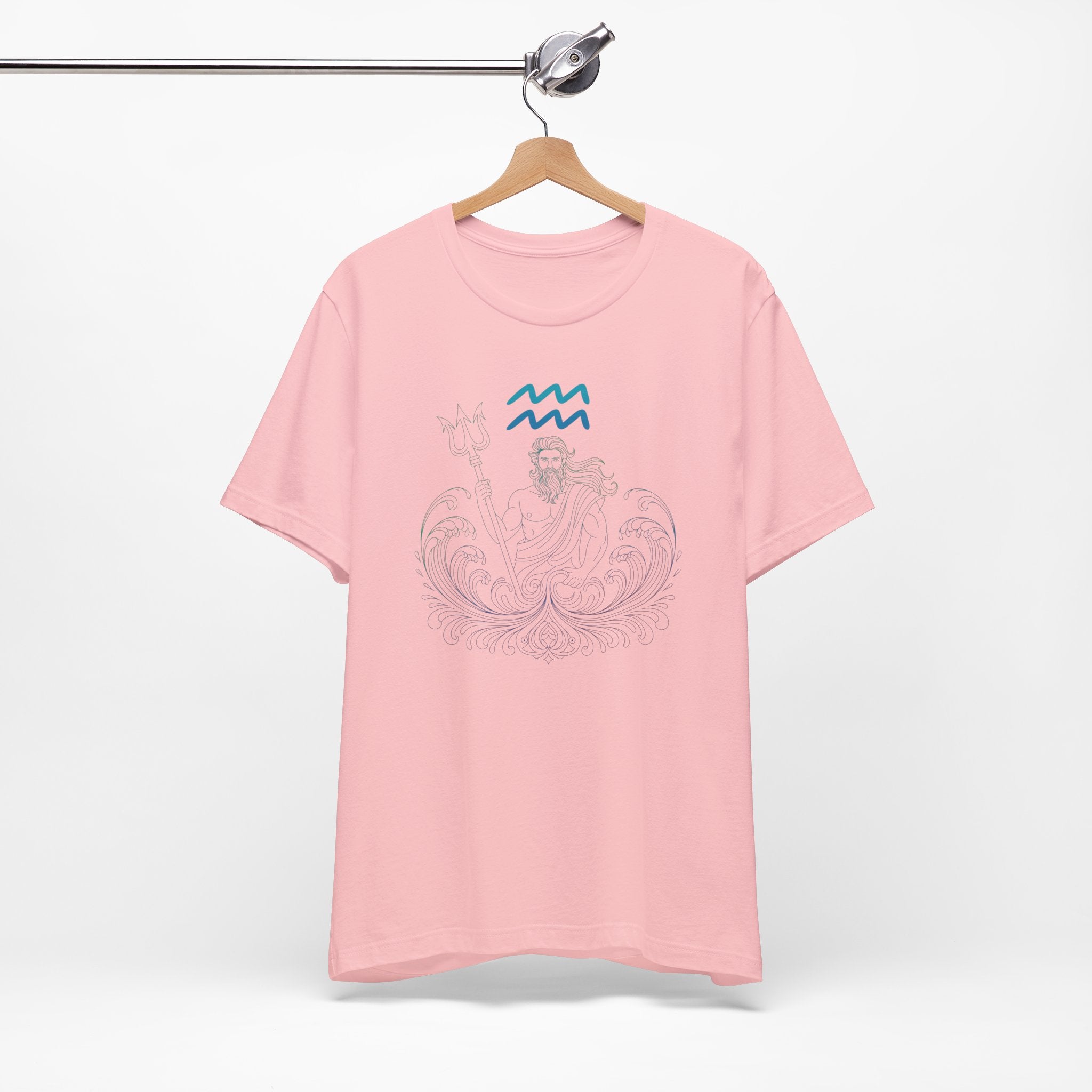 Astrology Zodiac Aquarius Poseidon Unisex T-Shirt