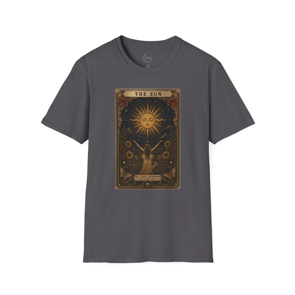 Tarot 'The Sun' Unisex T-Shirt — Vintage Astrology Graphic Tee