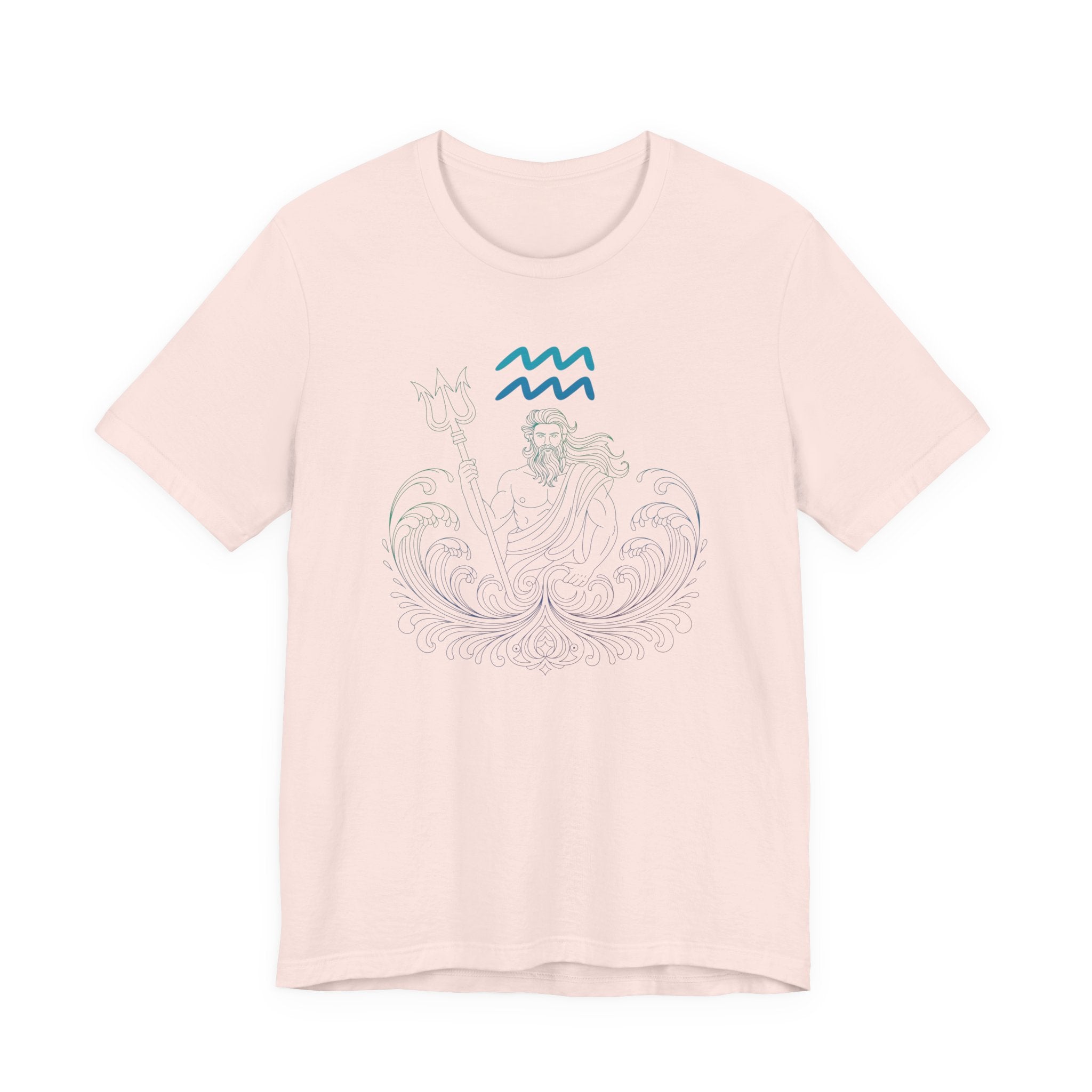 Astrology Zodiac Aquarius Poseidon Unisex T-Shirt
