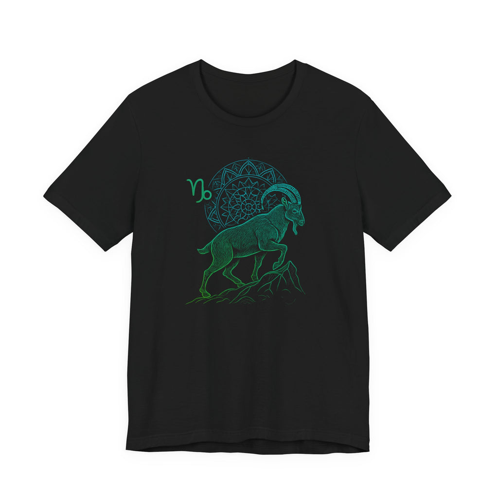 Astrology Zodiac Capricorn Spiritual Neon Unisex T-Shirt