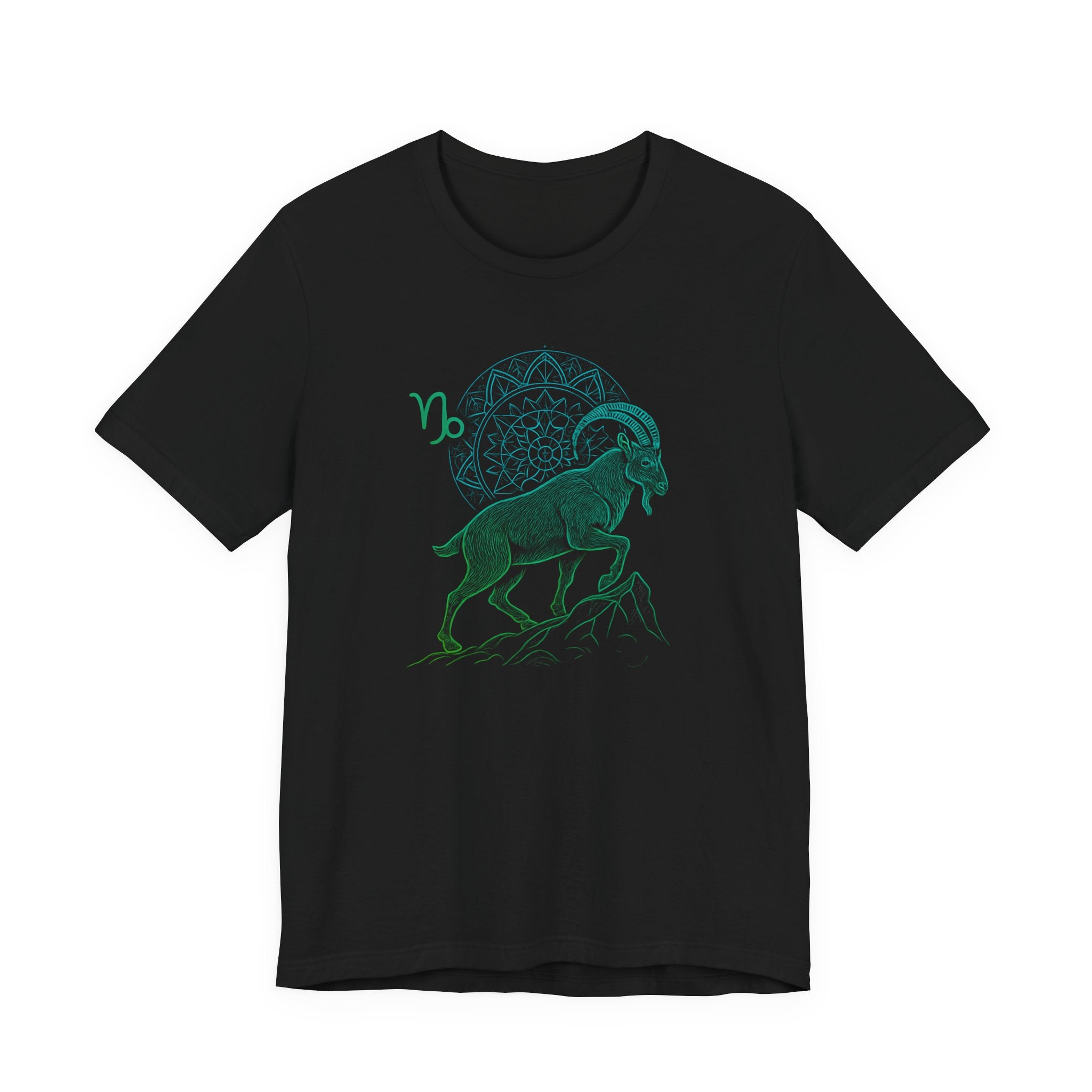 Astrology Zodiac Capricorn Spiritual Neon Unisex T-Shirt