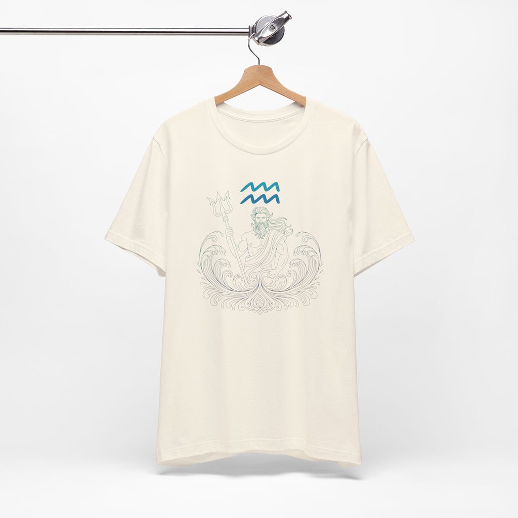 Astrology Zodiac Aquarius Poseidon Unisex T-Shirt