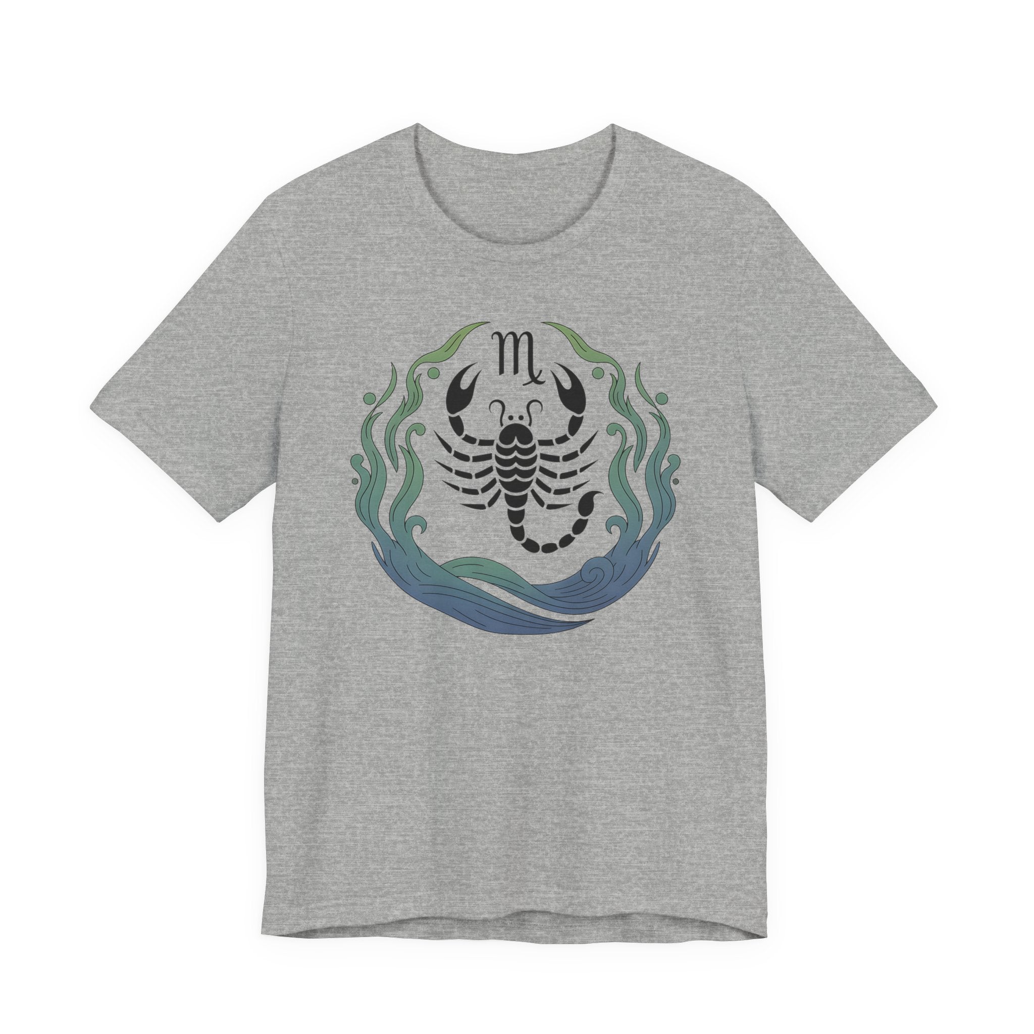 Astrology Zodiac Scorpio Unisex Flower T-Shirt