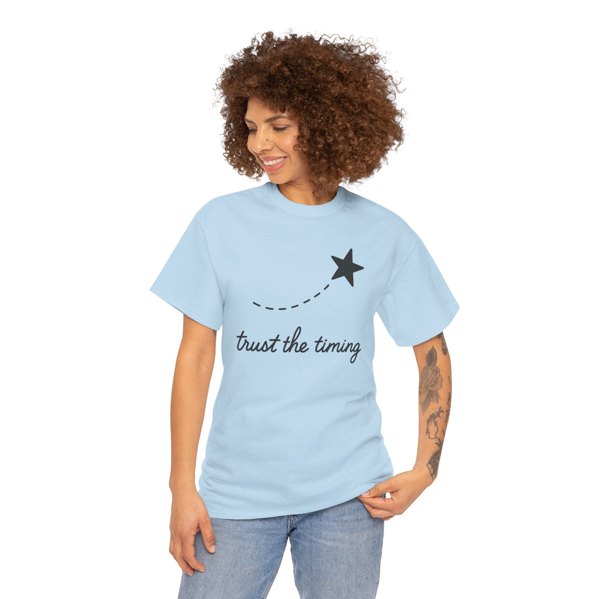 Trust The Timing Unisex Cotton T-Shirt